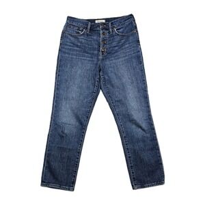Madewell Jean Women 29x26 The Perfect Vintage Crop High Rise Straight Ankle Boho
